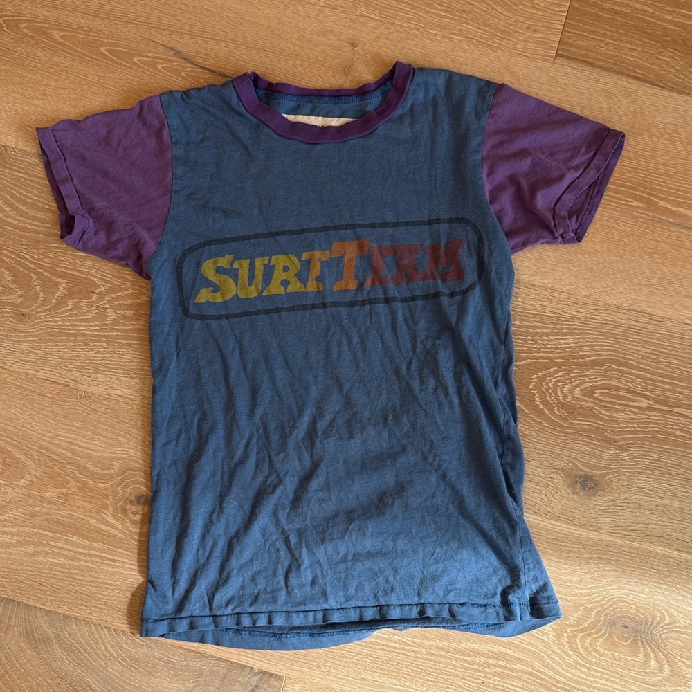 Aviator Nation Blue and Purple Surf Tee